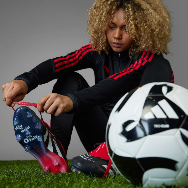 Chuteiras de gramado firme com língua dobrável Predator Elite BWR