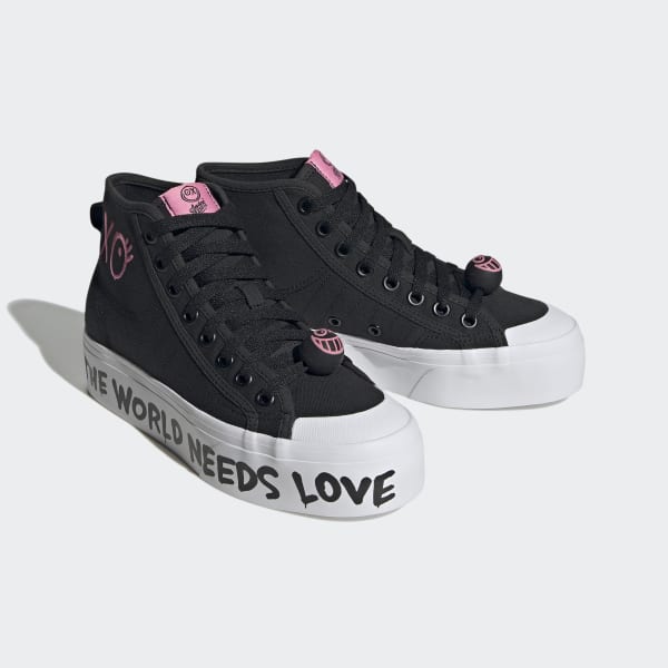 Μαύρο Nizza Platform Mid Shoes