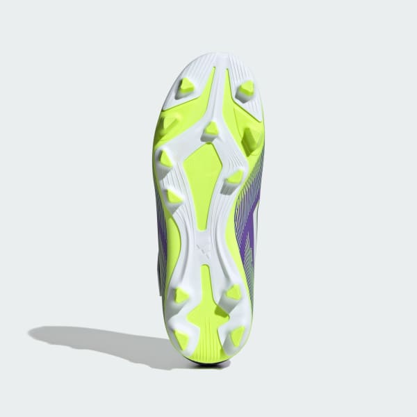 Morado Zapatos de fútbol Club F50 cierre por contacto firmes/multiterreno niños