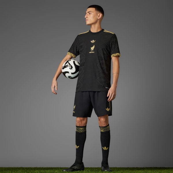 adidas Mexico Gold Jersey - Black | adidas Australia