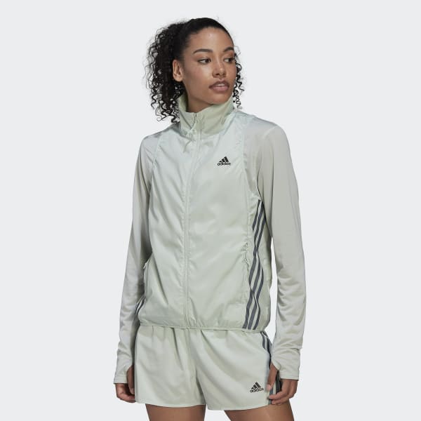 zelená Vesta Run Icon 3-Stripes Running Wind TY921