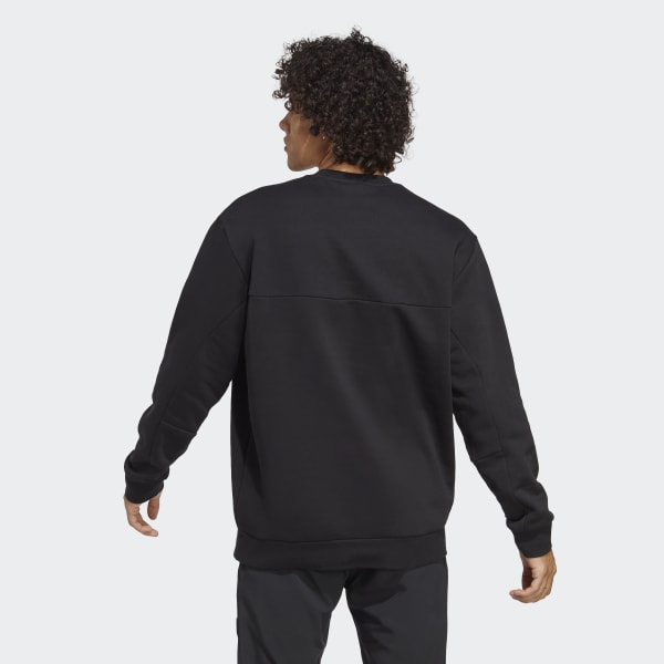 Preto Sweatshirt em Fleece Badge of Sport Stadium