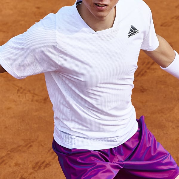 adidas Tennis Primeblue Freelift Tee - White | adidas Singapore
