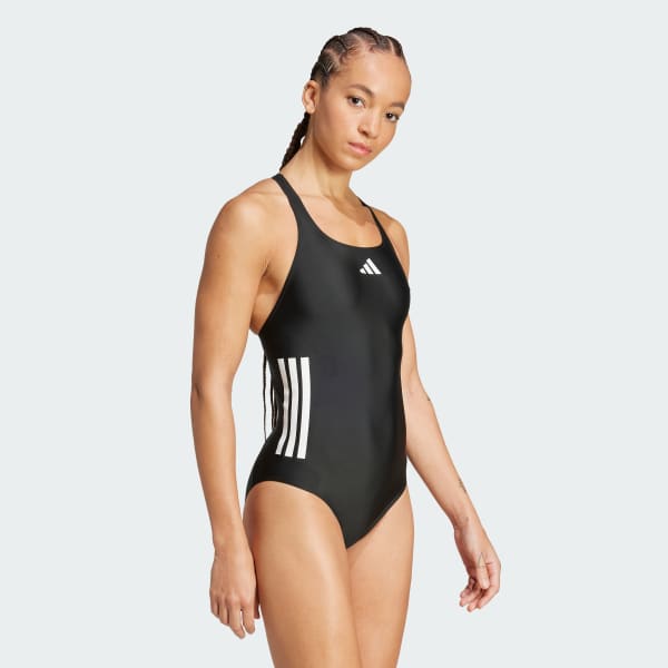 Negro Traje de Baño C-Back 3 Tiras