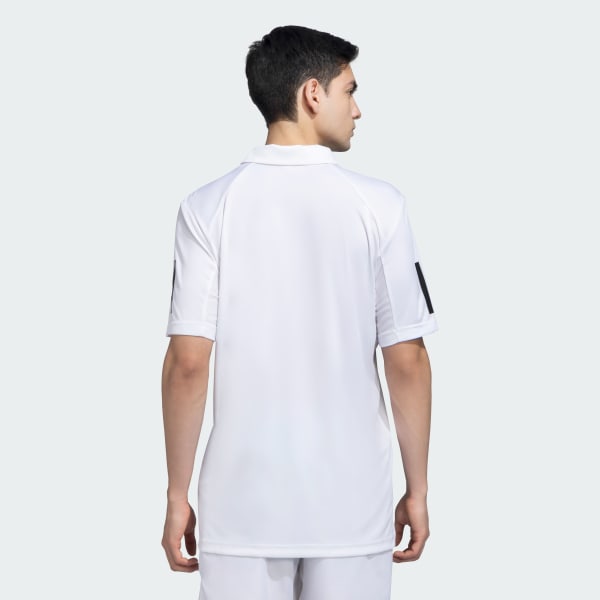 White Club 3 Stripes Polo Shirt