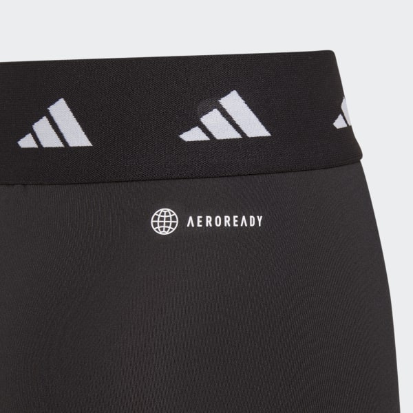 Svart AEROREADY Techfit 7/8 Tights