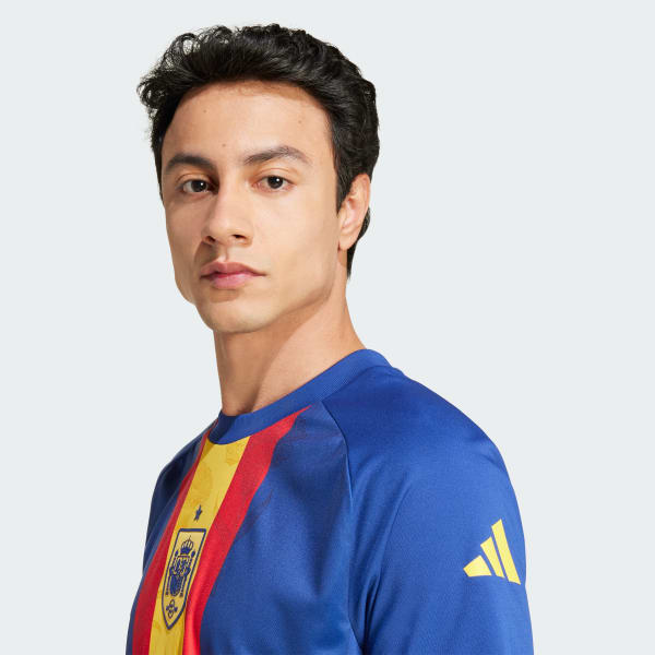 アディダス スペイン代表 プレマッチ ジャージー - ブルー