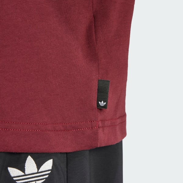 adidas Originals 90s Logo T-Shirt - Burgundy | adidas UK