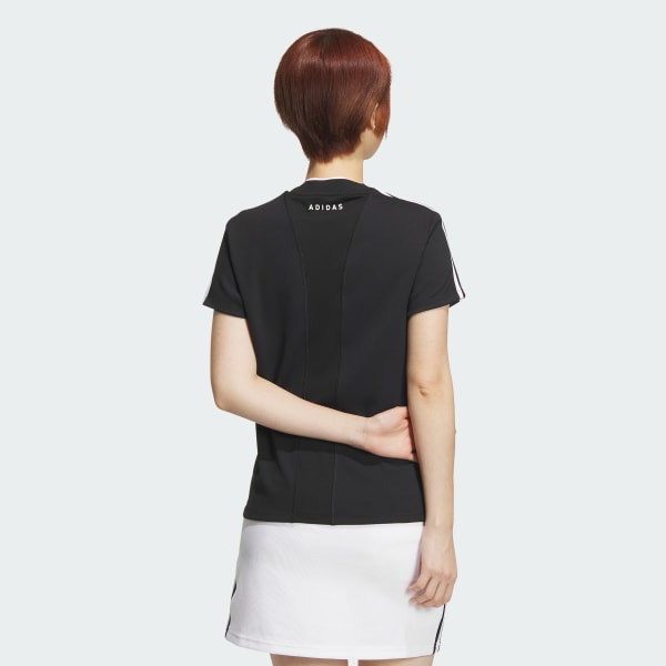 Black 에어로레디 3S 반팔 모크넥 셔츠