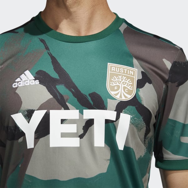 adidas Austin FC Camo Pre-Match Jersey - Multicolor | Free