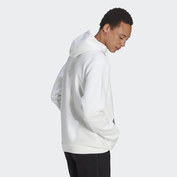 Wit Trefoil Essentials Hoodie