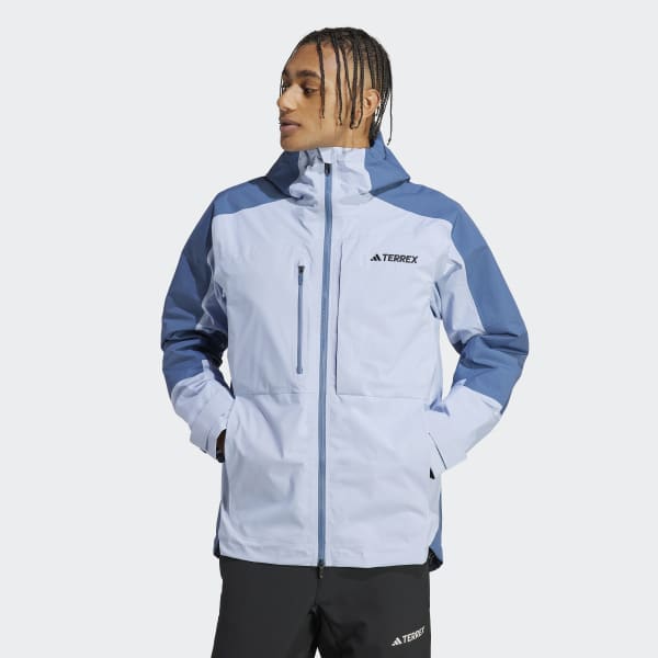 adidas Terrex Xploric RAIN.RDY Hiking Jacket - Blue | adidas Canada