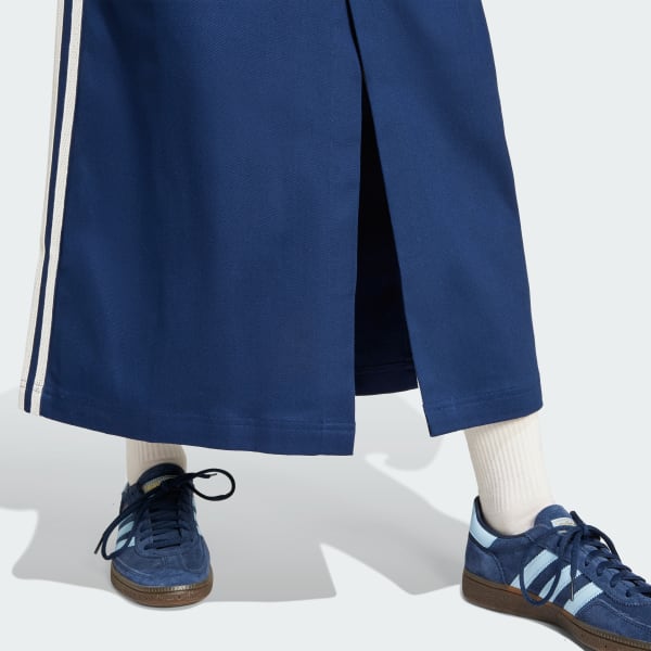 adidas Cotton Twill Midi Skirt - Blue | adidas Vietnam