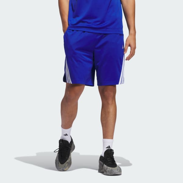 Blue Legends 3-Stripes Basketball Shorts