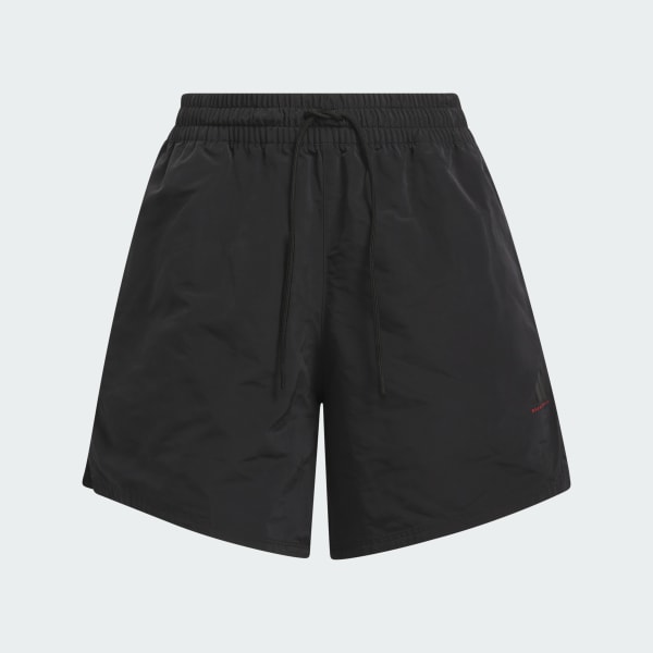Đen Quần Short Dệt adidas Basketball (Unisex)