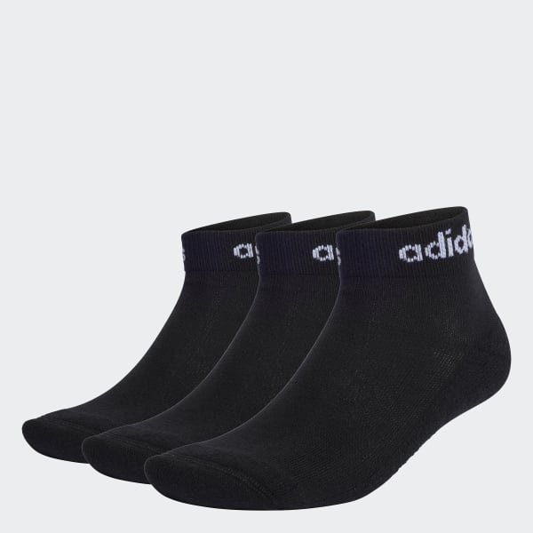 cerná Ponožky Think Linear Ankle – 3 páry