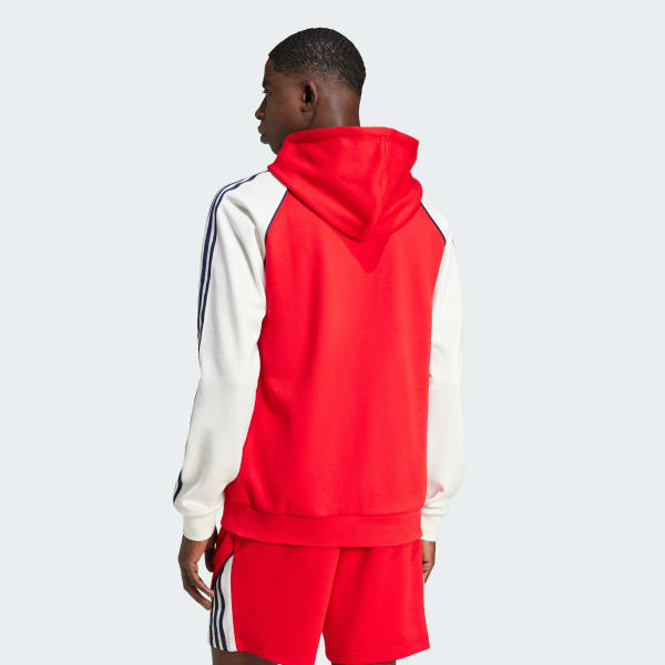 Red Colorblocked SST Hoodie