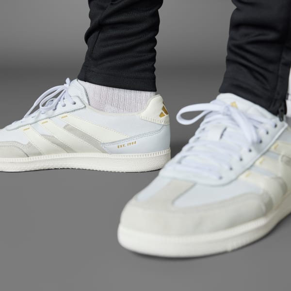 Adidas indoor soccer shoes white discount