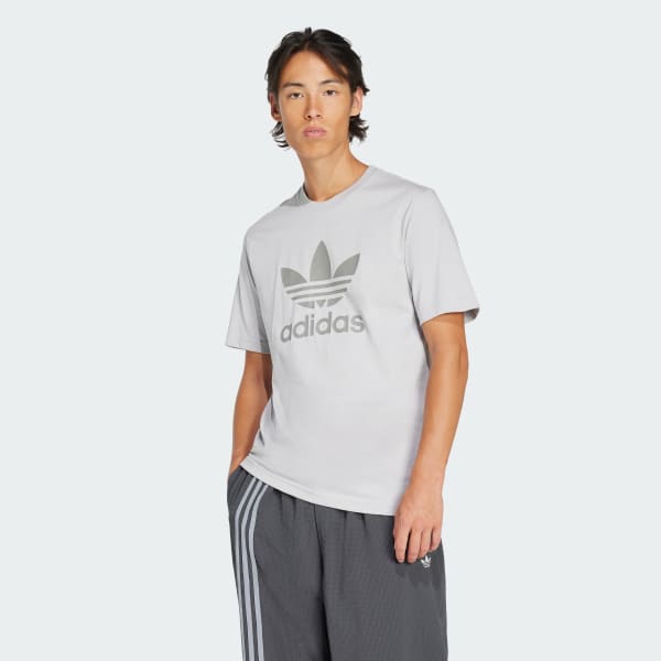 Gris T-shirt Trèfle Adicolor