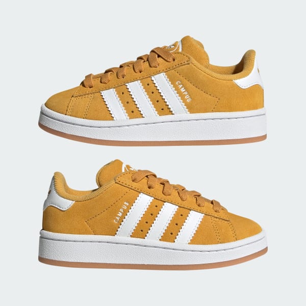 adidas Campus 00s Elastic Laces Shoes Kids - Yellow | Free