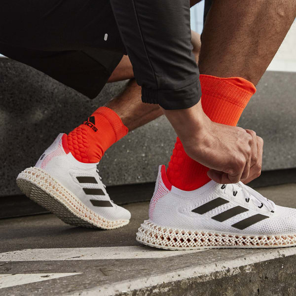 Adidas 4d blancas top y rojas