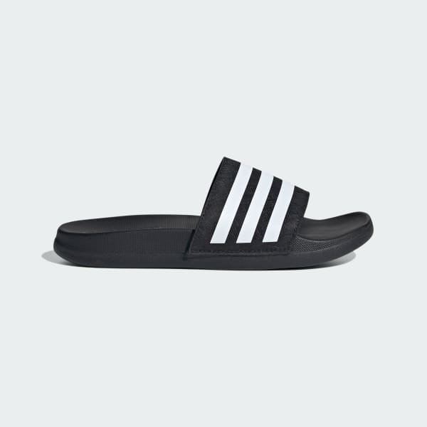 Black Adilette Comfort Slides Kids