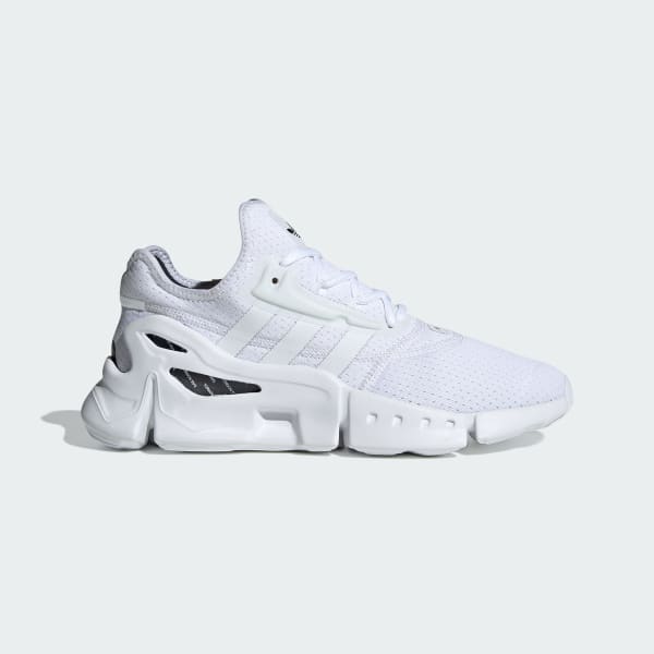 White Adifom Flux Shoes