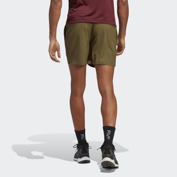 Khaki green adidas shorts on sale