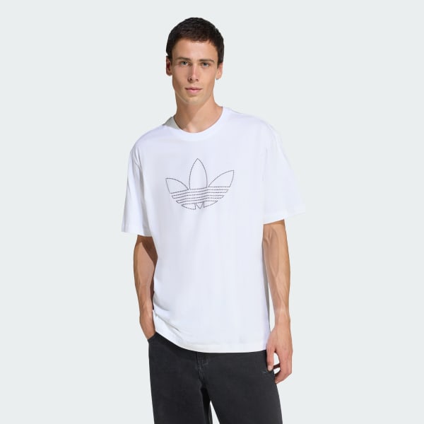 ホワイト スタッテッド Tシャツ