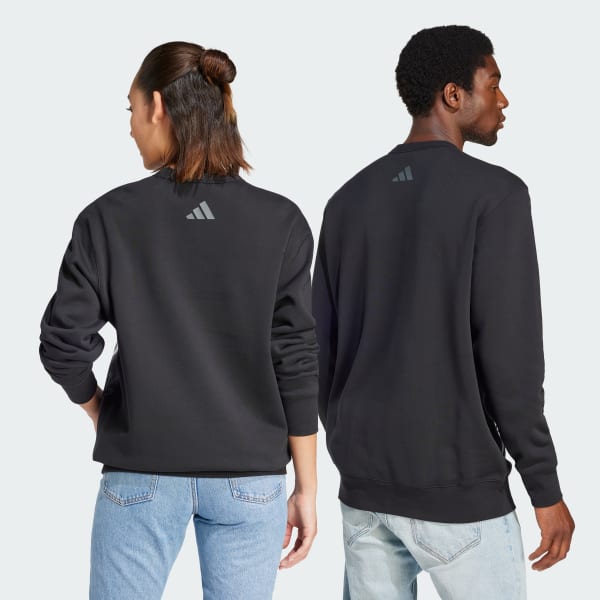Black All Blacks Rugby Long Sleeve Lifestyle Sweatshirt (Gender Neutral)
