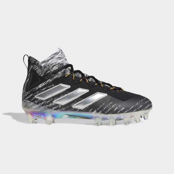 black football cleats