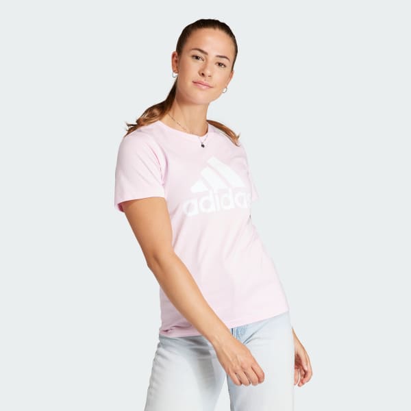 Rosa T-shirt LOUNGEWEAR Essentials Logo