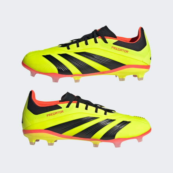 adidas Predator 24 Elite Firm Ground Soccer Cleats - Yellow