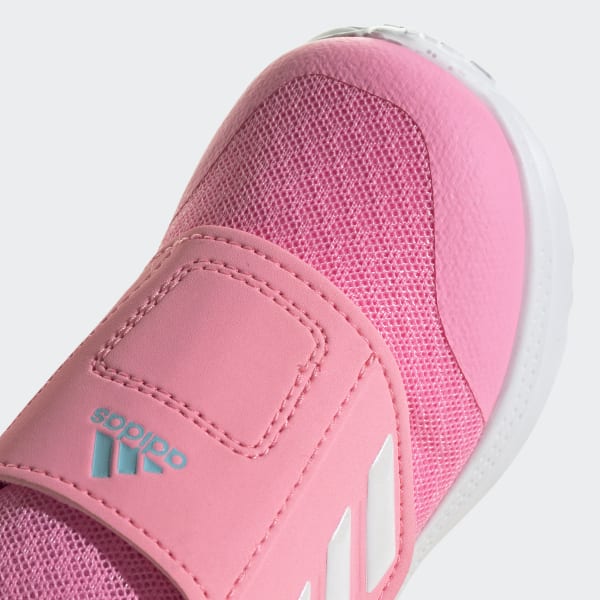 Pink EQ21 Run 2.0 Sport Running Hook-and-Loop Strap Shoes