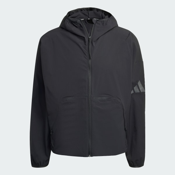 cierna Vetrovka MYSHELTER Windbreaker