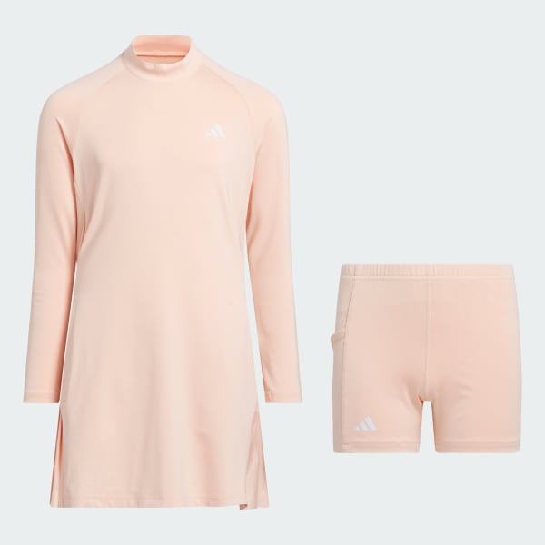 Rozowy Sukienka AEROREADY Long Sleeve Kids