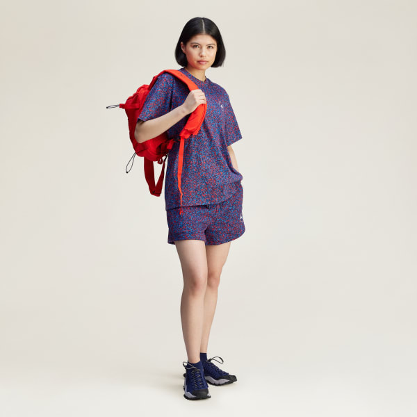 ブルー adidas by Stella McCartney プリント テリーショーツ
