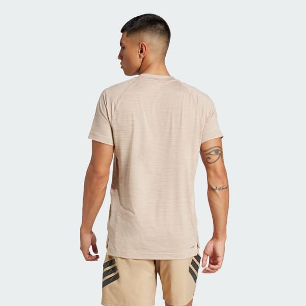 Beige Gym+ Tee