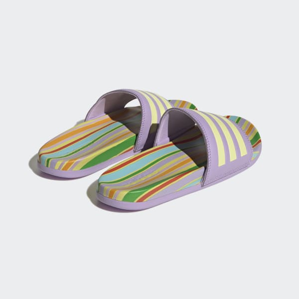 Adidas slides deals lilac