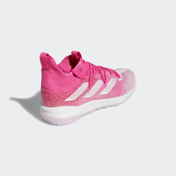 adidas Adizero Afterburner NWV Turf Shoes - Pink | Men's Baseball ...