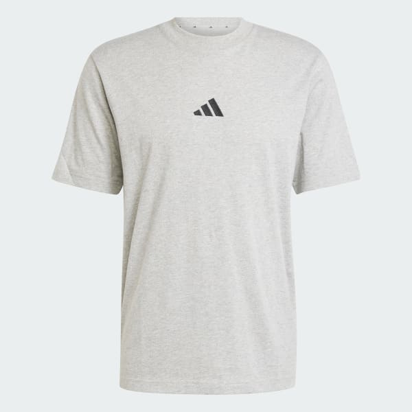 Grijs Essentials Small Logo Single Jersey T-shirt