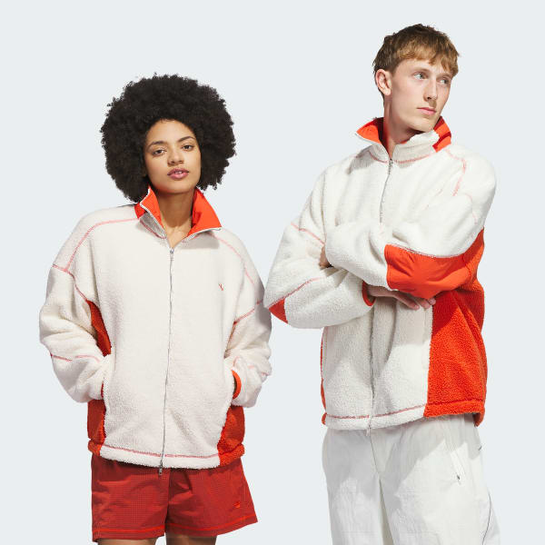 White Adams Blvd Fleece Jacket