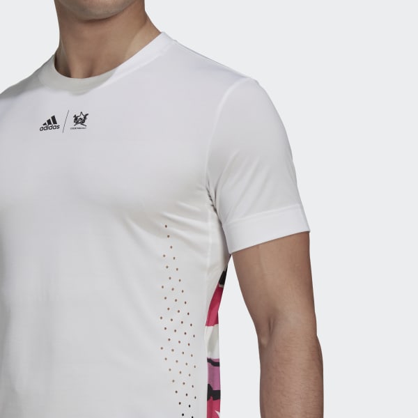 Λευκό Tennis New York Graphic T-Shirt VS414