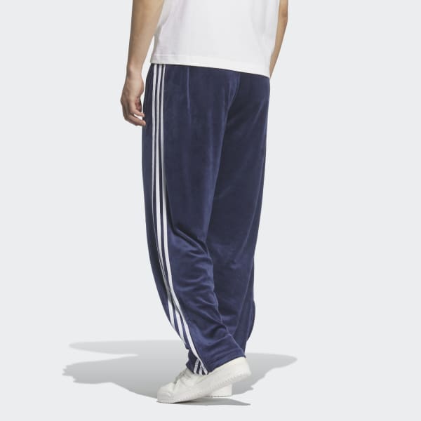 アディダス FB TP ベロア トラックパンツ - ブルー | アディダス ジャパン