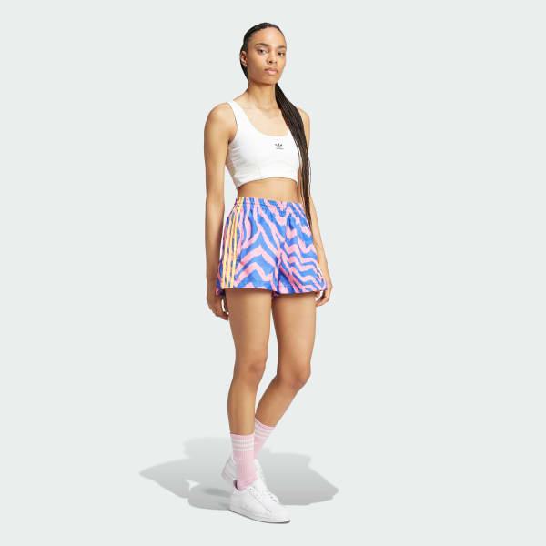 Rosa Shorts Firebird adidas x FARM Rio