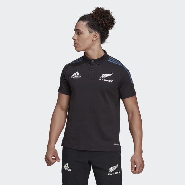 Sort All Blacks Rugby polotrøje