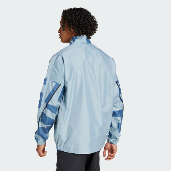 Grey Terrex Multi Printed Wind Jacket