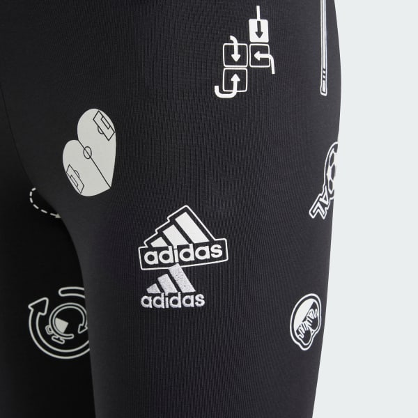 adidas Brand Love Leggings Kids - Black