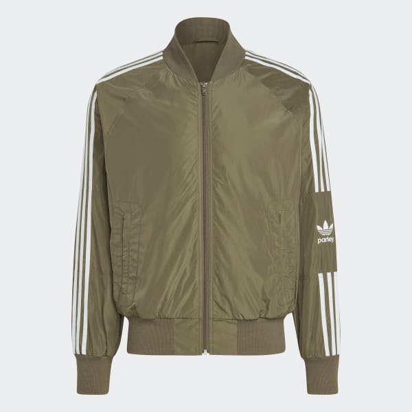 vert Veste de survêtement Adicolor Parley