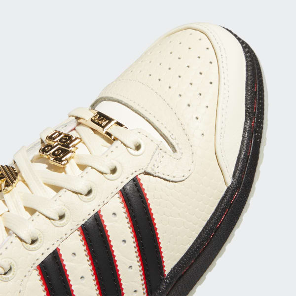 Adidas Top Ten Hi ESPN Shoes on Feet Review - GZ1072 Cream White/Core  Black/Vivid Red 